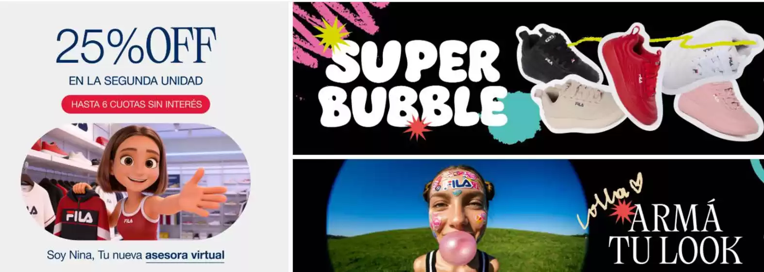Catálogo Fila | Promoción! 25% off | 2026-02-19T00:00:00.000Z - 2026-03-08T00:00:00.000Z