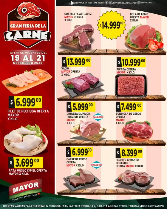 Catálogo Supermercados Mayor en Esquel | Descuentos y promociones | 2026-02-19T00:00:00.000Z - 2026-02-21T00:00:00.000Z