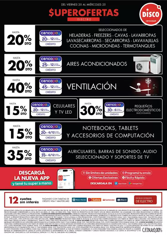 Catálogo Disco | Ofertas | Electro, T. Libre y más | 2026-02-20T00:00:00.000Z - 2026-02-25T00:00:00.000Z