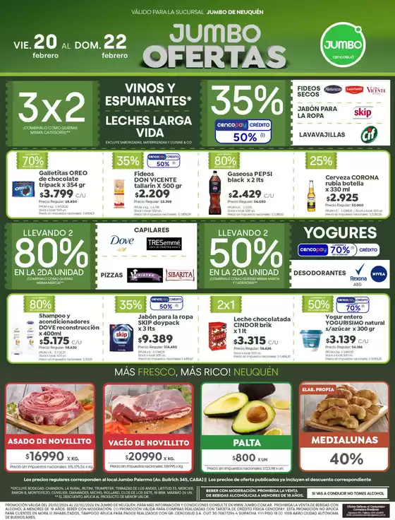 Catálogo Jumbo | Ofertas | Neuquén | 2026-02-20T00:00:00.000Z - 2026-02-22T00:00:00.000Z
