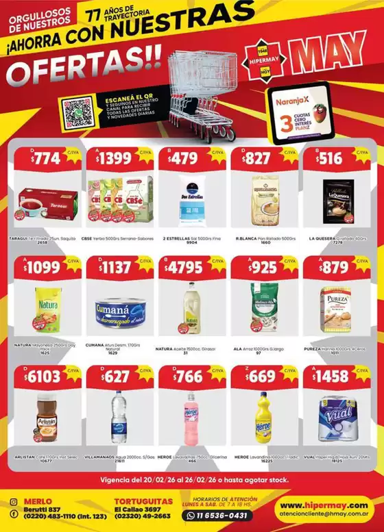 Catálogo Hiper May | Ofertas principales para todos los clientes | 2026-02-20T00:00:00.000Z - 2026-02-26T00:00:00.000Z