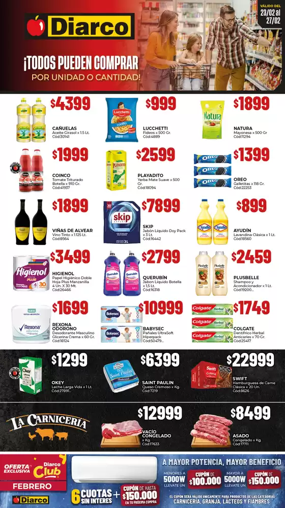 Catálogo Diarco en Puerto Madryn | OFERTAS TDF | 2026-02-23T00:00:00.000Z - 2026-02-27T00:00:00.000Z