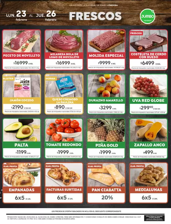 Catálogo Jumbo | Ofertas | Córdoba | 2026-02-23T00:00:00.000Z - 2026-02-26T00:00:00.000Z