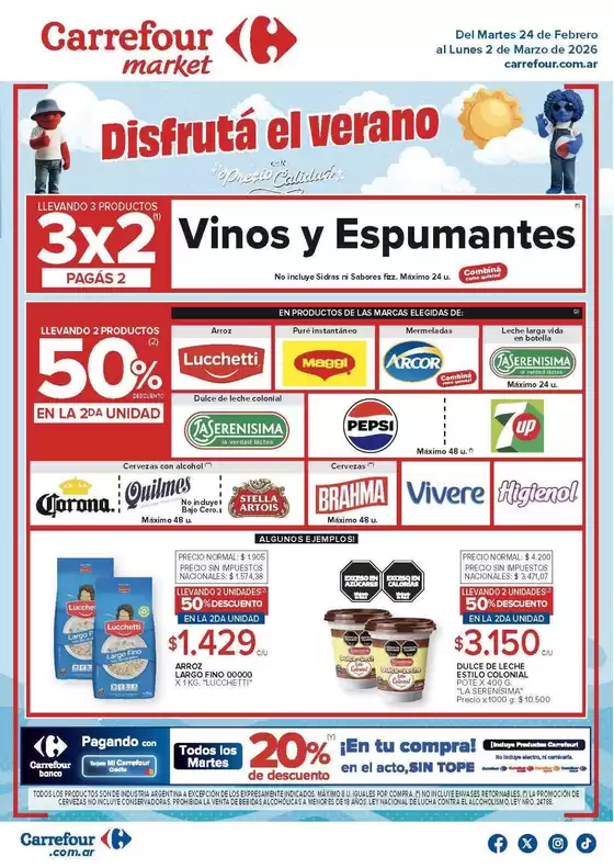 Catálogo Carrefour Market en Cipolletti | Market Paraná 24 Febrero | 2026-02-24T00:00:00.000Z - 2026-03-03T00:00:00.000Z
