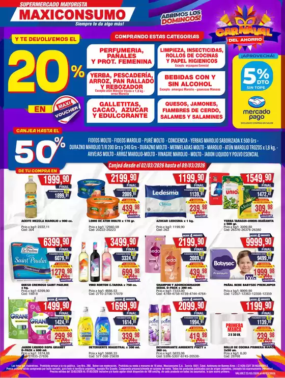 Catálogo Maxiconsumo | Revista n 987 23 02 2026 final 06 | 2026-02-23T00:00:00.000Z - 2026-03-01T00:00:00.000Z