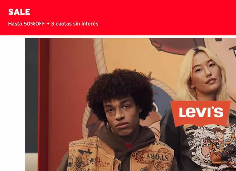 Catálogo Levi's | Sale hasta 50% OFF | 2026-02-25T00:00:00.000Z - 2026-03-08T00:00:00.000Z
