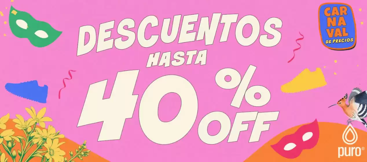 Catálogo Zapatillas Puro | Descuentos hasta 40% off | 2026-02-25T00:00:00.000Z - 2026-03-08T00:00:00.000Z