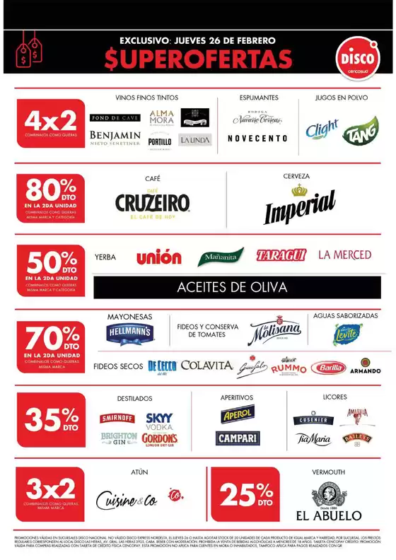 Catálogo Disco | JUEVES 26 OFERTAS | 2026-02-26T00:00:00.000Z - 2026-02-26T00:00:00.000Z