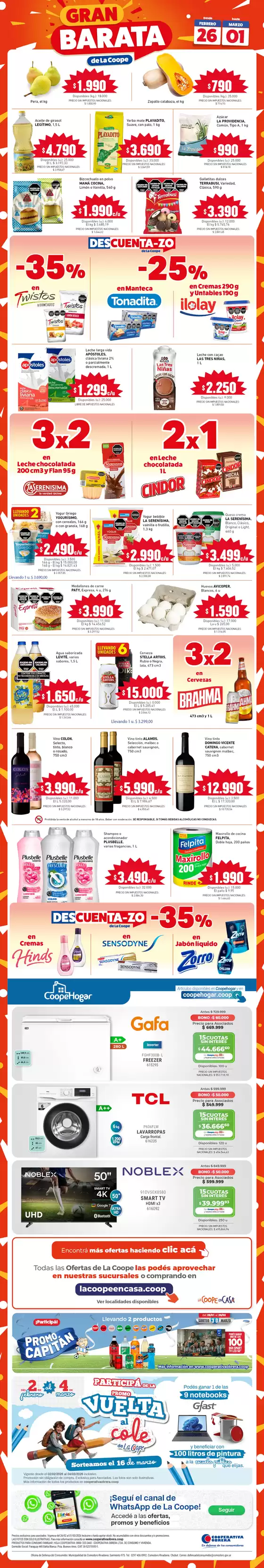 Catálogo Cooperativa Obrera | GB 26022026 | 2026-02-26T00:00:00.000Z - 2026-03-01T00:00:00.000Z