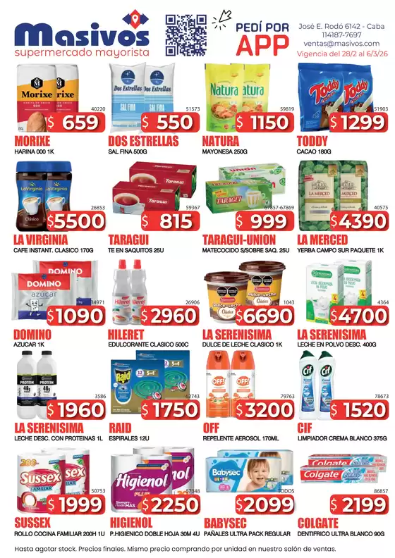 Catálogo Masivos | Ofertas280226 | 2026-02-28T00:00:00.000Z - 2026-03-06T00:00:00.000Z