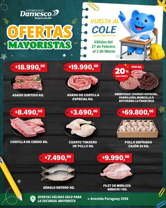 Catálogo Supermercados Damesco en Vera | OFERTAS MAYORISTA 27 al 2 03 | 2026-02-27T00:00:00.000Z - 2026-03-02T00:00:00.000Z