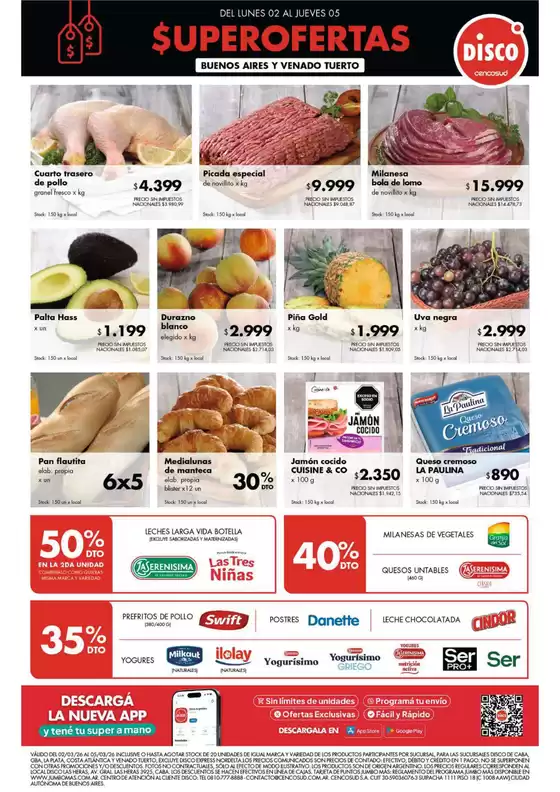 Catálogo Disco | FERIA DE FRESCOS BS. AS | 2026-03-02T00:00:00.000Z - 2026-03-05T00:00:00.000Z
