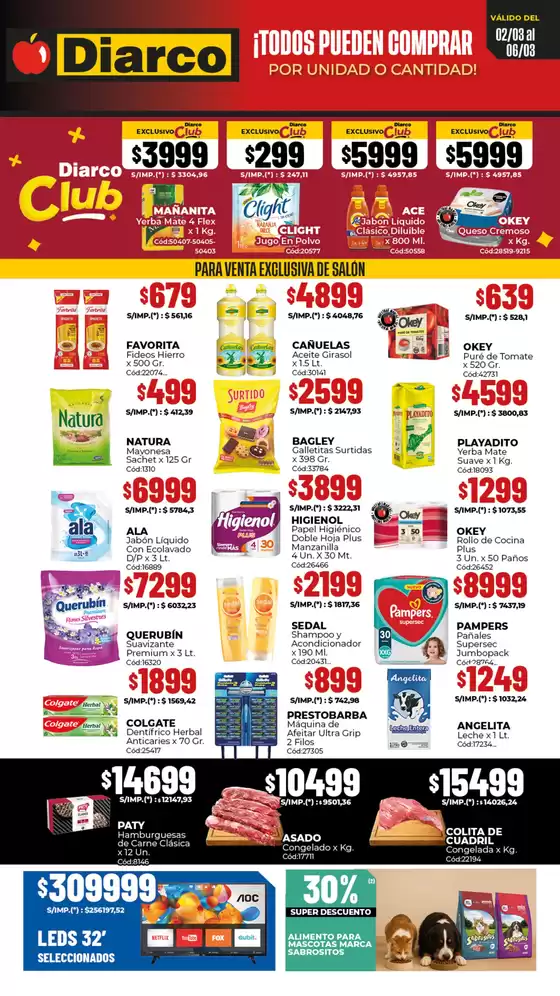 Catálogo Diarco en San Fernando | OFERTAS SUR | 2026-03-02T00:00:00.000Z - 2026-03-06T00:00:00.000Z