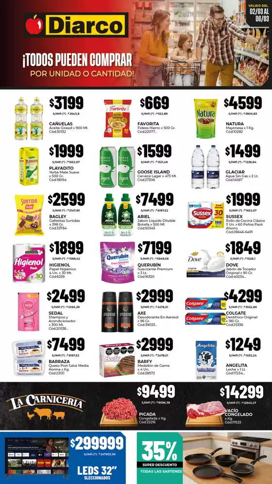 Catálogo Diarco en San Fernando | OFERTAS PUEBLO INTERIOR | 2026-03-02T00:00:00.000Z - 2026-03-06T00:00:00.000Z