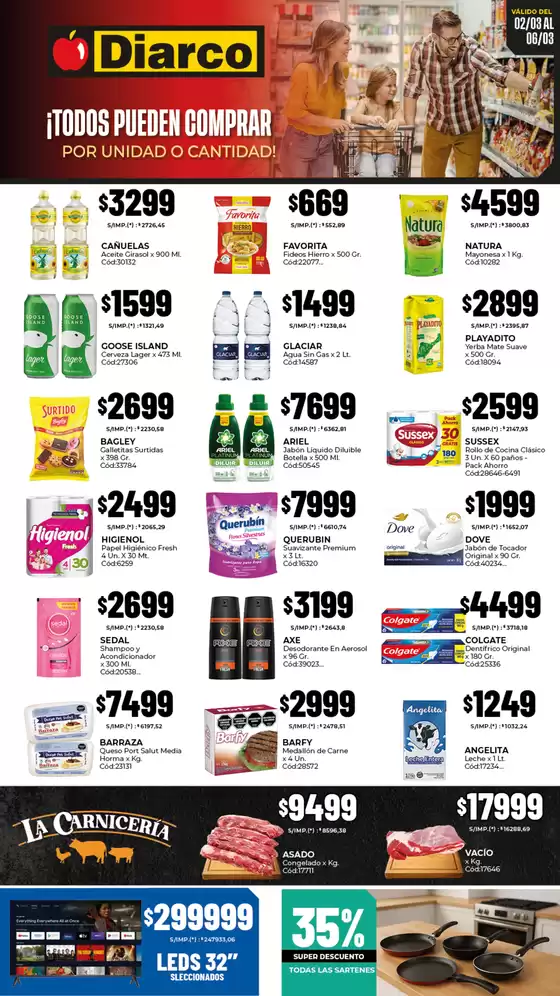 Catálogo Diarco en San Fernando | OFERTAS PUEBLO SUR | 2026-03-02T00:00:00.000Z - 2026-03-06T00:00:00.000Z