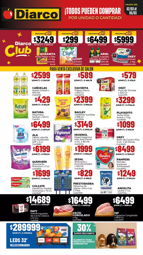 Catálogo Diarco en San Fernando | OFERTAS GBA | 2026-03-02T00:00:00.000Z - 2026-03-06T00:00:00.000Z