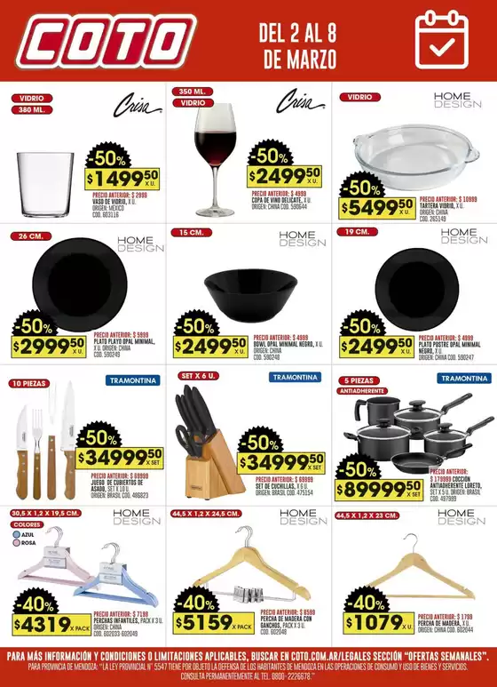 Catálogo Coto en San Fernando | Coto Afiche Web Ofertas Bazar | 2026-03-02T00:00:00.000Z - 2026-03-08T00:00:00.000Z