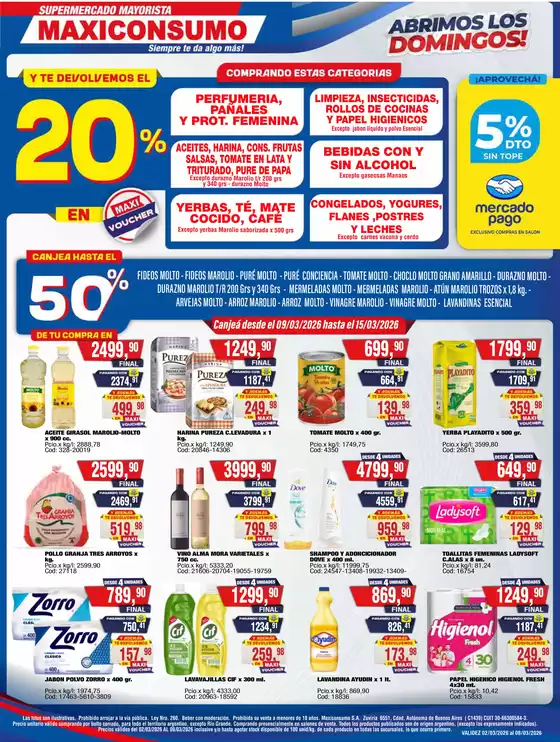 Catálogo Maxiconsumo | Revista n 988 02 03 2026 | 2026-03-02T00:00:00.000Z - 2026-03-08T00:00:00.000Z