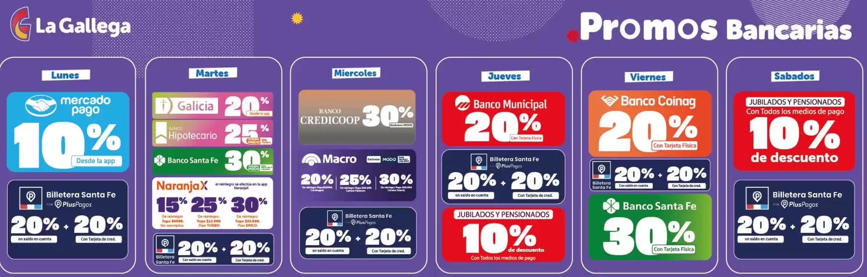 Catálogo La Gallega Supermercados en San Luis | Promos Bancarias | 2026-03-05T00:00:00.000Z - 2026-03-15T00:00:00.000Z