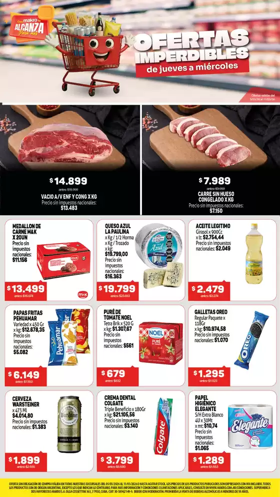 Catálogo Makro en Morón | Ofertas semanales | 2026-03-05T00:00:00.000Z - 2026-03-11T00:00:00.000Z