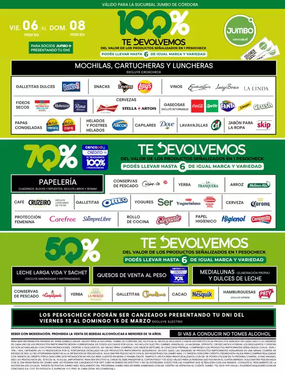 Catálogo Jumbo | Córdoba | Jumbo al 100 | 2026-03-06T00:00:00.000Z - 2026-03-15T00:00:00.000Z