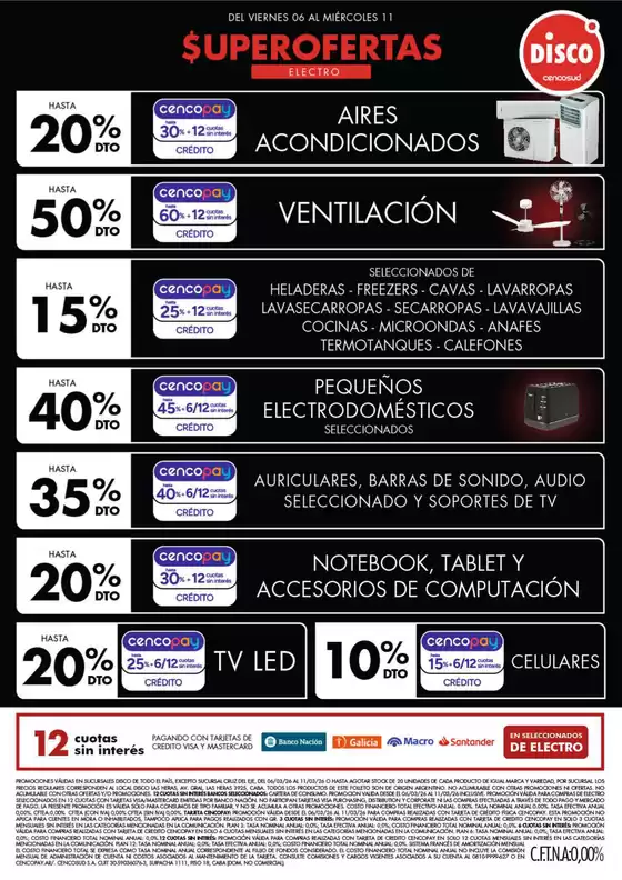 Catálogo Disco | Ofertas | Electro, T. Libre y más | 2026-03-06T00:00:00.000Z - 2026-03-11T00:00:00.000Z