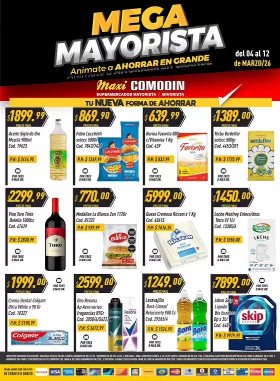 Catálogo Supermercados Comodin en Chivilcoy | 2030259 | 2026-03-04T00:00:00.000Z - 2026-03-12T00:00:00.000Z