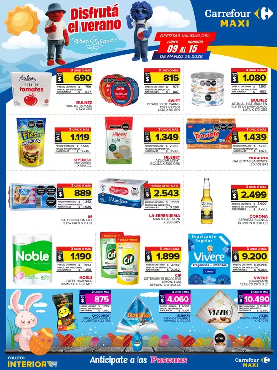 Catálogo Carrefour Maxi en Chivilcoy | Carrefour Maxi 09 Marzo | 2026-03-09T00:00:00.000Z - 2026-03-16T00:00:00.000Z