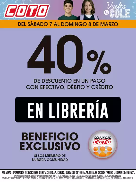 Catálogo Coto | Coto Afiche Comunidad Libreria | 2026-03-07T00:00:00.000Z - 2026-03-08T00:00:00.000Z