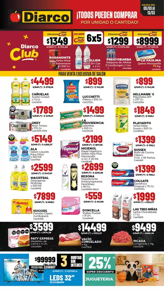 Catálogo Diarco | OFERTAS INTERIOR | 2026-03-09T00:00:00.000Z - 2026-03-13T00:00:00.000Z