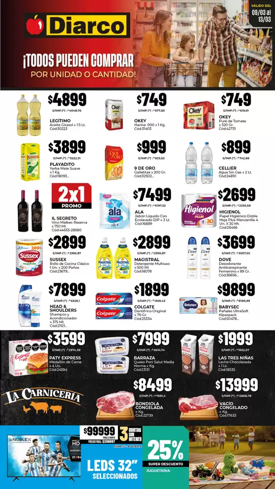 Catálogo Diarco | OFERTAS PUEBLO INTERIOR | 2026-03-09T00:00:00.000Z - 2026-03-13T00:00:00.000Z