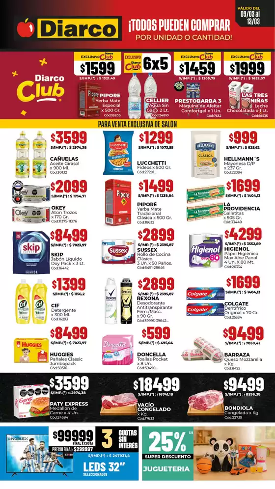 Catálogo Diarco | OFERTAS SUR | 2026-03-09T00:00:00.000Z - 2026-03-13T00:00:00.000Z