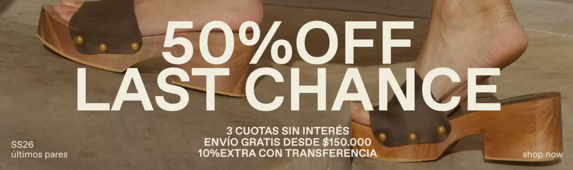 Catálogo Calzados Lucerna | Last Chance! 50% off | 2026-03-12T00:00:00.000Z - 2026-03-26T00:00:00.000Z