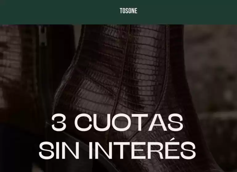 Catálogo Tosone | 3 cuotas sin interes | 2026-03-12T00:00:00.000Z - 2026-03-26T00:00:00.000Z