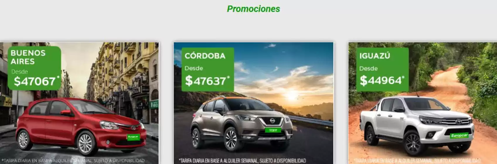 Catálogo Europcar | Promociones! | 2026-03-13T00:00:00.000Z - 2026-03-31T00:00:00.000Z