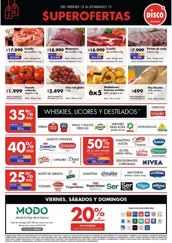 Catálogo Disco | Ofertas | Córdoba | 2026-03-13T00:00:00.000Z - 2026-03-15T00:00:00.000Z