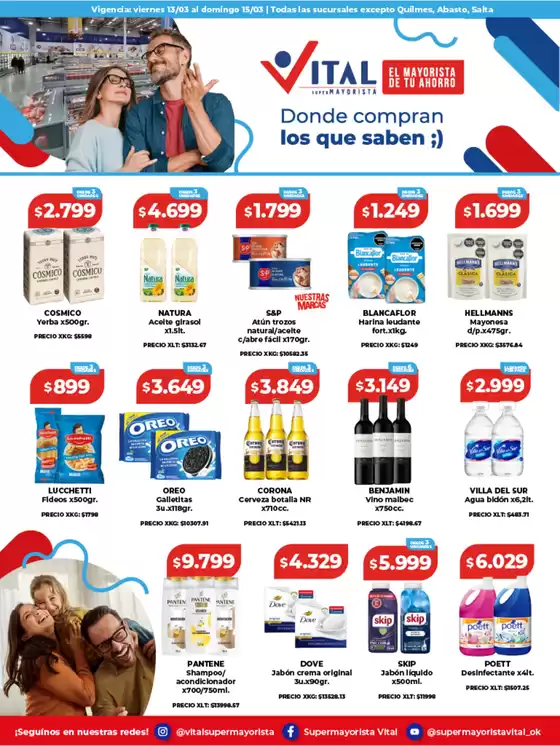 Catálogo Supermayorista Vital | Ofertas y gangas exclusivas | 2026-03-13T00:00:00.000Z - 2026-03-15T00:00:00.000Z