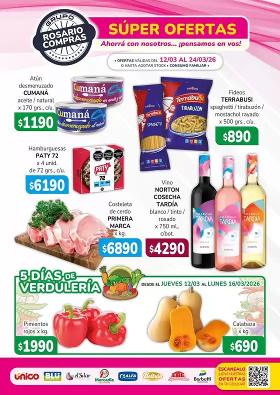 Catálogo Unico Supermercados en San Pedrito | Ofertasunicolavalle | 2026-03-12T00:00:00.000Z - 2026-03-24T00:00:00.000Z