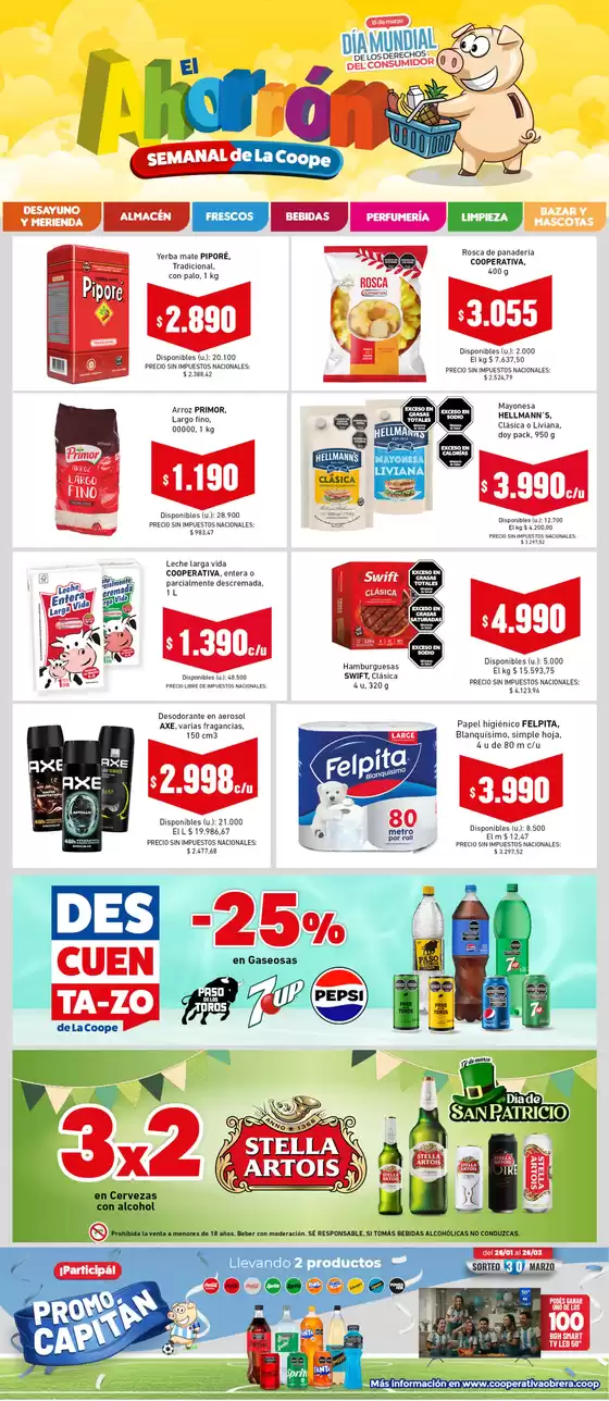 Catálogo Cooperativa Obrera en Villa Carlos Paz | Ahorron-12032026-VM | 2026-01-26T00:00:00.000Z - 2026-03-26T00:00:00.000Z