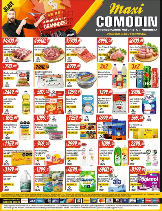Catálogo Supermercados Comodin en Gregorio de Laferrere | 2030259 | 2026-03-13T00:00:00.000Z - 2026-03-15T00:00:00.000Z