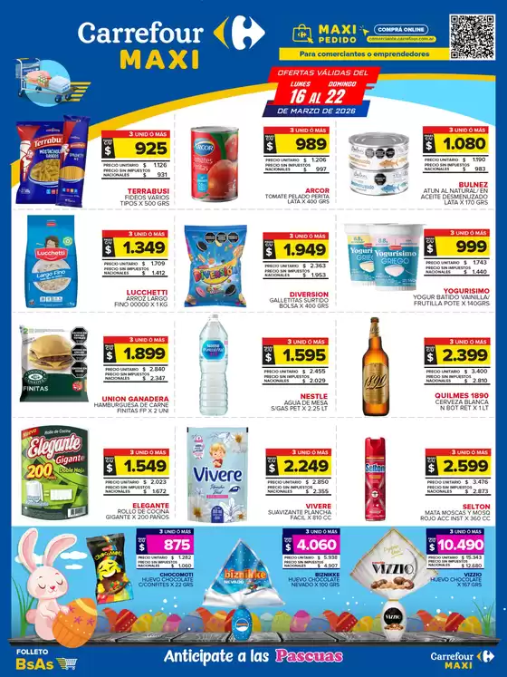 Catálogo Carrefour Maxi en Gregorio de Laferrere | Carrefour Maxi 16 Marzo | 2026-03-16T00:00:00.000Z - 2026-03-23T00:00:00.000Z