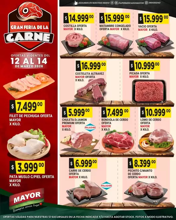 Catálogo Supermercados Mayor en San Cristóbal (Buenos Aires) | Gran variedad de ofertas | 2026-03-12T00:00:00.000Z - 2026-03-14T00:00:00.000Z