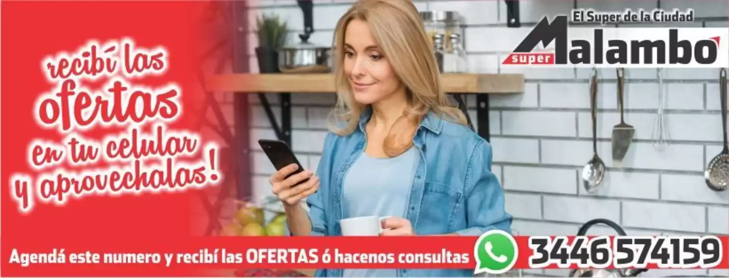 Catálogo Supermercados Malambo en Gregorio de Laferrere | Ofertas principales para todos los clientes | 2026-03-15T00:00:00.000Z - 2026-03-29T00:00:00.000Z