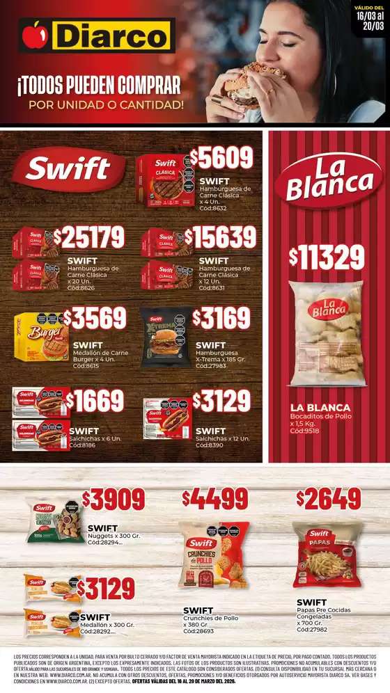 Catálogo Diarco en Pilar (Buenos Aires) | ESPECIAL SWIFT | 2026-03-16T00:00:00.000Z - 2026-03-20T00:00:00.000Z