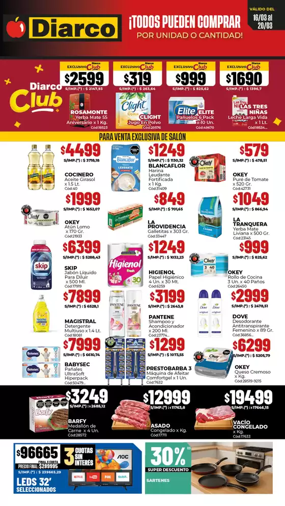 Catálogo Diarco | OFERTAS GBA | 2026-03-16T00:00:00.000Z - 2026-03-20T00:00:00.000Z