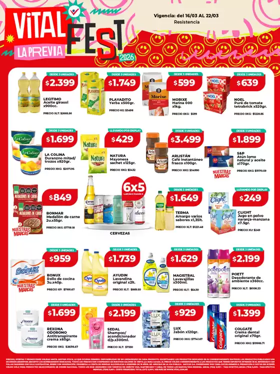 Catálogo Supermayorista Vital en Martínez | Descuentos y promociones | 2026-03-16T00:00:00.000Z - 2026-03-22T00:00:00.000Z