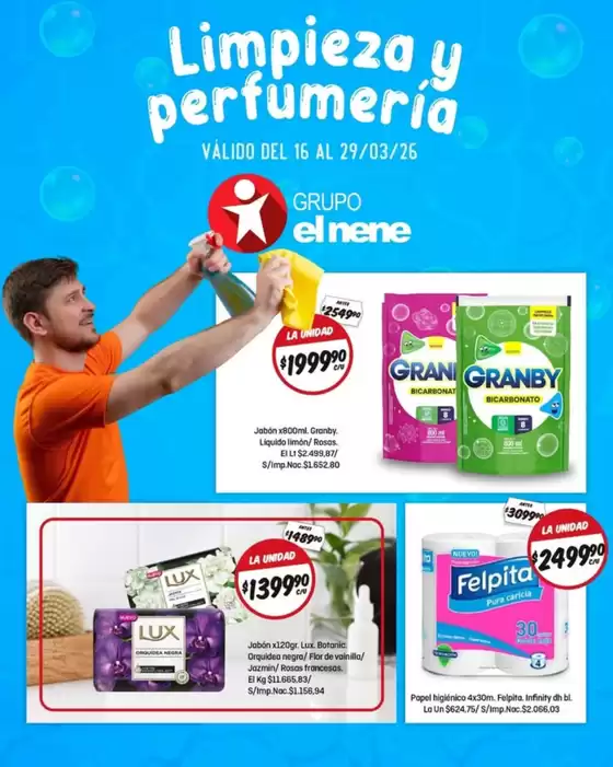 Catálogo El Nene en Rafaela | Ofertas y gangas exclusivas | 2026-03-16T00:00:00.000Z - 2026-03-29T00:00:00.000Z