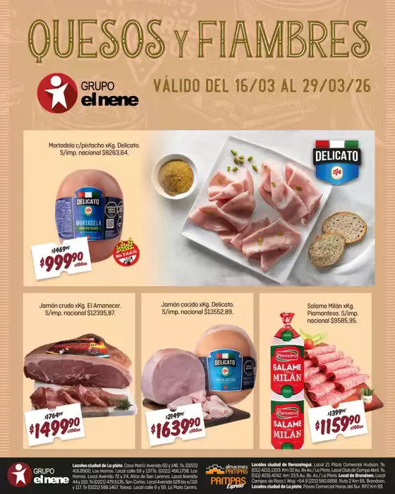 Catálogo El Nene en Rafaela | Grandes descuentos en productos seleccionados | 2026-03-16T00:00:00.000Z - 2026-03-29T00:00:00.000Z