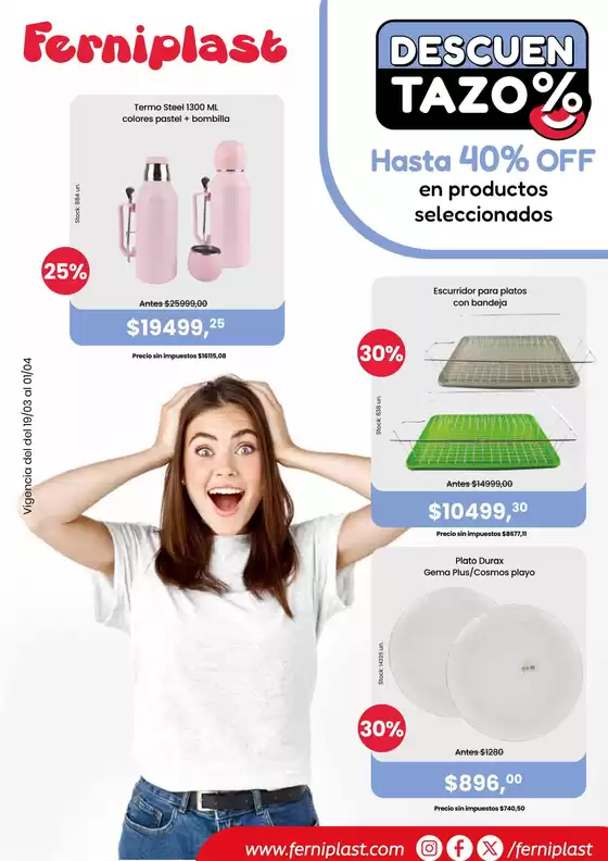 Catálogo Ferniplast en Rafaela | Ofertas Ferniplast | 2026-03-19T00:00:00.000Z - 2026-04-01T00:00:00.000Z