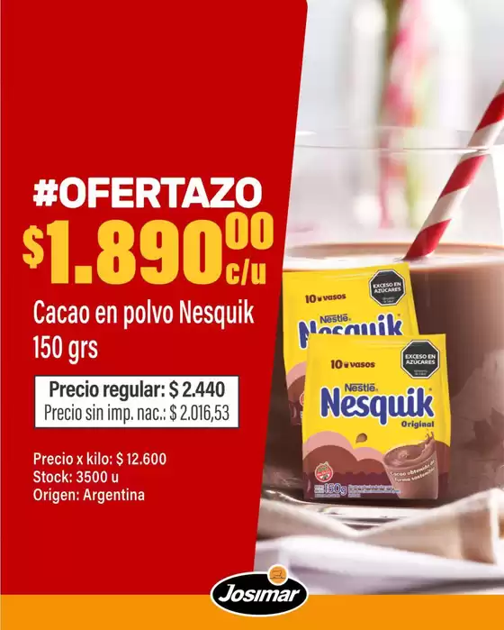 Catálogo Josimar en Martínez | Nuestras mejores ofertas para ti | 2026-03-21T00:00:00.000Z - 2026-04-04T00:00:00.000Z